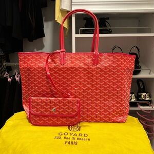 GOYARD Red Tote Bag